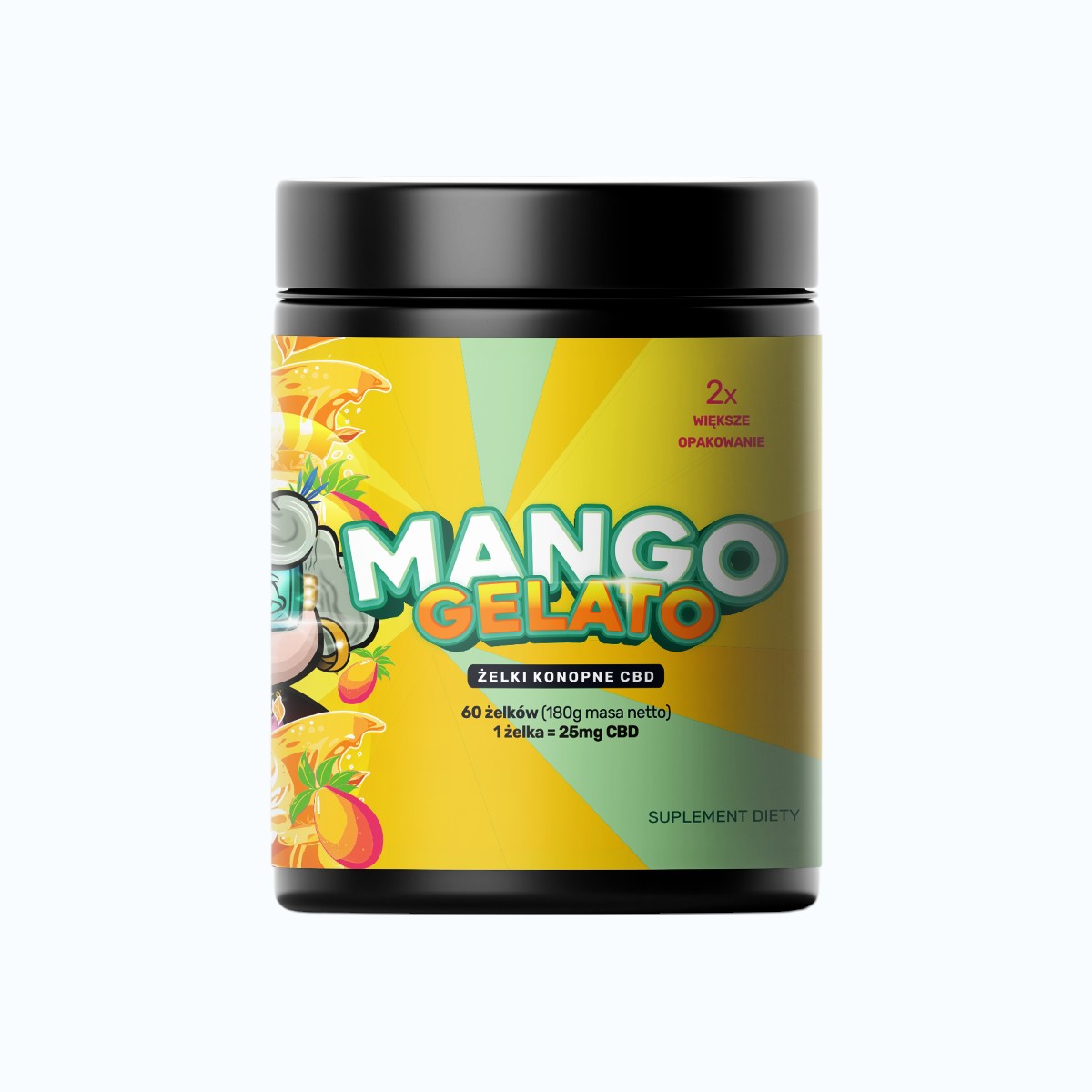 Żelki BABCIA MARYSIA Mango Gelato 1500mg